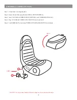 Предварительный просмотр 4 страницы LumiSource boomchair MOTO Owner'S Manual