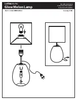 LumiSource GLOW MELON LAMP LS-GLOWMELON-X Assembly Instructions preview