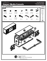 Preview for 1 page of LumiSource Harper TV-HARPERGLD Series Assembly Instructions Manual