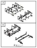 Preview for 3 page of LumiSource Harper TV-HARPERGLD Series Assembly Instructions Manual