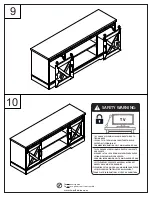 Preview for 6 page of LumiSource Harper TV-HARPERGLD Series Assembly Instructions Manual