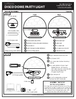 LumiSource LS-HZ-DOME6 Assembly Instructions preview