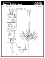 Preview for 1 page of LumiSource MD030205-18A Caprice Assembly Instructions