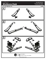 Preview for 2 page of LumiSource Wishbone Desk OFD-WISH Series Assembly Instructions Manual