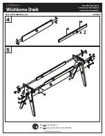 Preview for 3 page of LumiSource Wishbone Desk OFD-WISH Series Assembly Instructions Manual