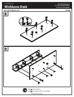 Preview for 5 page of LumiSource Wishbone Desk OFD-WISH Series Assembly Instructions Manual