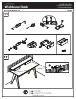 Preview for 7 page of LumiSource Wishbone Desk OFD-WISH Series Assembly Instructions Manual