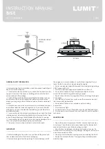 Предварительный просмотр 6 страницы LUMIT BISE Instruction Manual