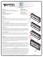 Предварительный просмотр 1 страницы Lumitec Triton Series Instructions