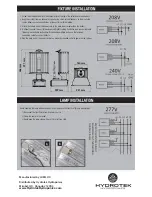 Предварительный просмотр 6 страницы LUMLUX Lightspeed 315W 208-277V User Manual