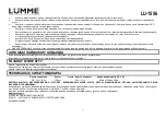 Предварительный просмотр 11 страницы Lumme 5056142102886 User Manual