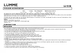 Предварительный просмотр 15 страницы Lumme 5056142102886 User Manual