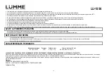 Предварительный просмотр 19 страницы Lumme 5056142102886 User Manual