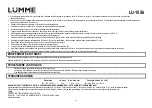 Предварительный просмотр 22 страницы Lumme 5056142102886 User Manual