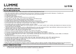 Предварительный просмотр 29 страницы Lumme 5056142102886 User Manual