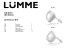 Preview for 1 page of Lumme 5056142105566 User Manual