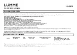 Предварительный просмотр 21 страницы Lumme 5060404139756 User Manual