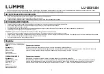 Preview for 3 page of Lumme LU-1253 User Manual