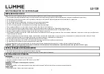 Preview for 3 page of Lumme LU-130 User Manual