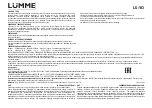 Предварительный просмотр 3 страницы Lumme LU-143 User Manual