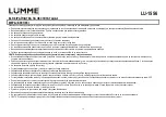 Предварительный просмотр 12 страницы Lumme LU-1556 User Manual