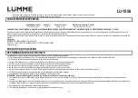 Предварительный просмотр 18 страницы Lumme LU-1556 User Manual