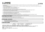 Предварительный просмотр 22 страницы Lumme LU-1556 User Manual