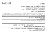 Предварительный просмотр 28 страницы Lumme LU-1556 User Manual