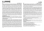 Preview for 2 page of Lumme LU-160 User Manual