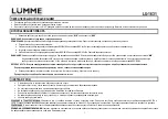 Preview for 3 page of Lumme LU-1631 User Manual