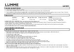 Preview for 6 page of Lumme LU-1631 User Manual