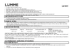 Предварительный просмотр 7 страницы Lumme LU-1631 User Manual