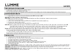 Предварительный просмотр 3 страницы Lumme LU-1633 User Manual