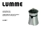 Lumme LU-2007 Instruction Manual preview