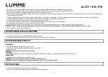 Preview for 3 page of Lumme LU-217 User Manual