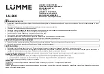 Lumme LU-268 User Manual preview