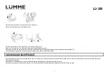 Preview for 8 page of Lumme LU-299 User Manual