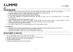 Preview for 35 page of Lumme LU-3206 User Manual