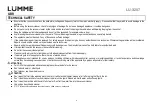 Preview for 6 page of Lumme LU-3207 User Manual