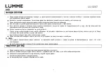 Preview for 8 page of Lumme LU-3207 User Manual