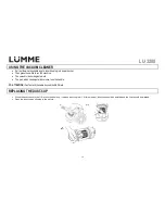 Предварительный просмотр 10 страницы Lumme LU-3208 User Manual