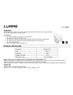 Предварительный просмотр 11 страницы Lumme LU-3208 User Manual