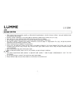 Предварительный просмотр 12 страницы Lumme LU-3208 User Manual