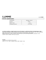 Предварительный просмотр 16 страницы Lumme LU-3208 User Manual