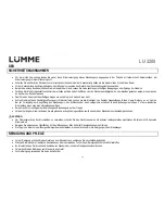 Предварительный просмотр 24 страницы Lumme LU-3208 User Manual