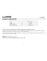 Предварительный просмотр 25 страницы Lumme LU-3208 User Manual