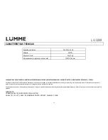 Предварительный просмотр 29 страницы Lumme LU-3208 User Manual