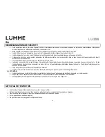 Предварительный просмотр 30 страницы Lumme LU-3208 User Manual