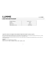 Предварительный просмотр 31 страницы Lumme LU-3208 User Manual