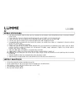 Предварительный просмотр 32 страницы Lumme LU-3208 User Manual